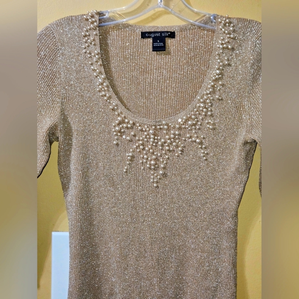 Glitter sweater top